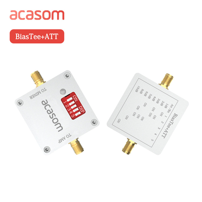 Digitale HF-Dämpfer einstellbar 0-4Ghz 1-16dB Acht Verstärkung Bias Tees mit Stromversorgung