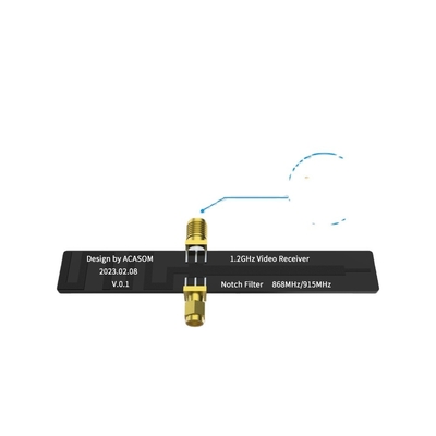 Optimieren Sie Ihr Video 1.2GHz VRX Notch Filter für 868/915MHz in 1.2-1.3GHz Empfänger