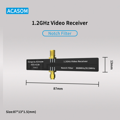 Optimieren Sie Ihr Video 1.2GHz VRX Notch Filter für 868/915MHz in 1.2-1.3GHz Empfänger