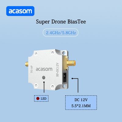 Super Drone-Serie DC 12V Bias Tee für 2,4 GHz Verstärker-Transfer-Stromversorgungsmodul