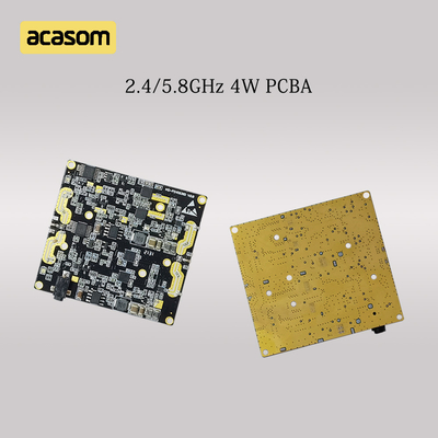 Dual-Band 5,8 GHz und 2,4 GHz HF-Signalverstärker 4W 36dBm PCBA-Board für DC 12V