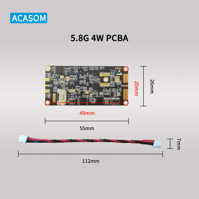 Selbstinstallierbarer Drohnen-Signalverstärker PCBA-Board 4W 36dBm drahtloser HF-Booster
