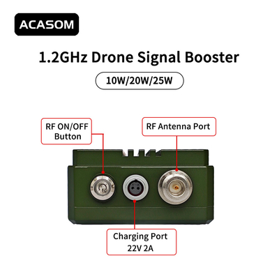 Erhöhen Sie Ihren Flug 10W/20W Drohne FPV Signal Booster 1.2GHz-1280MHz