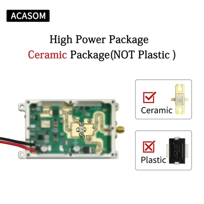300MHz 400MHz 50W GAN Kompaktes Drohnen-Jammermodul mit Aluminium-Schale